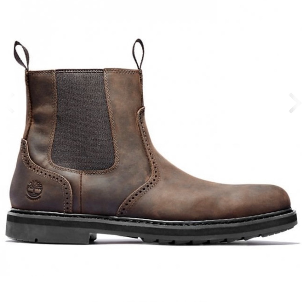 TIMBERLANDMens A2KE6 Squall Canyon Chelsea Boot in Dark Brown
